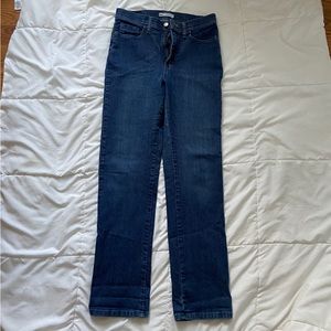 90s dark blue straight leg jeans